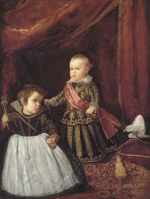 Diego Velazquez Le Prince Baltasar Carlos avec son nain (df02) Sweden oil painting art